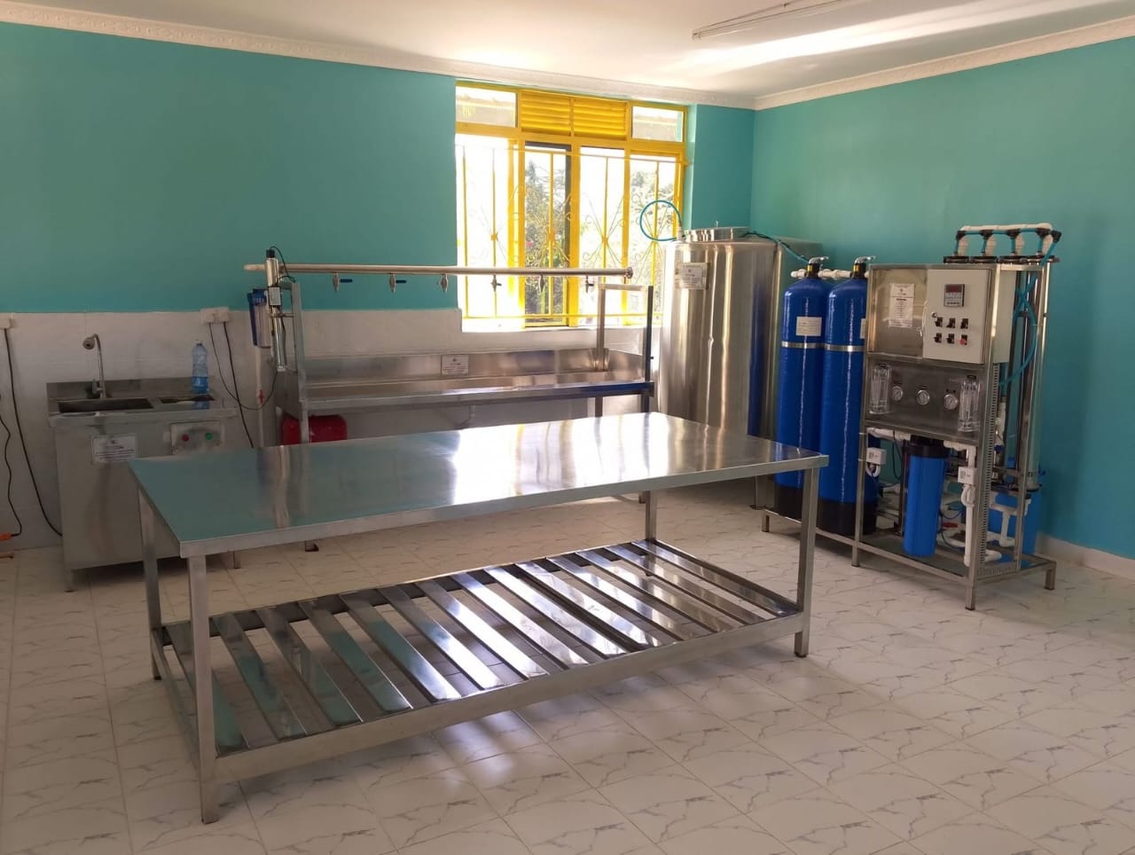 Water treatment installation by SPIFF