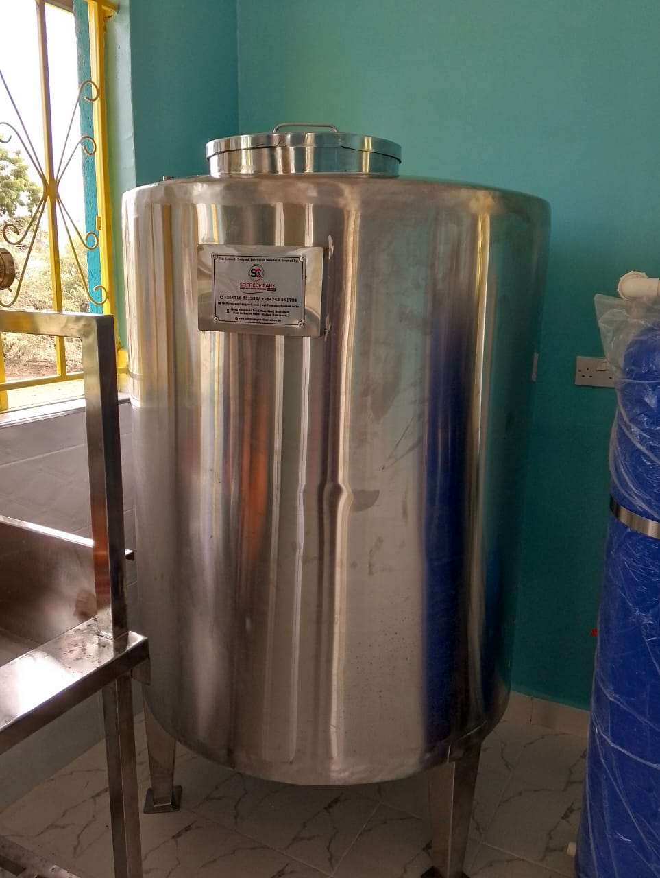 SPIFF dairy equipment setup