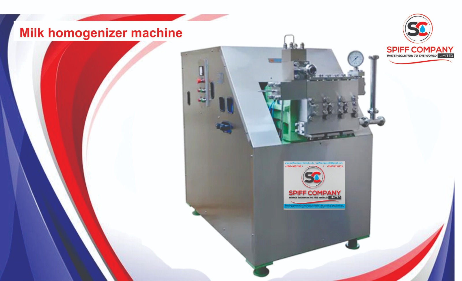 Milk homogenizer machine