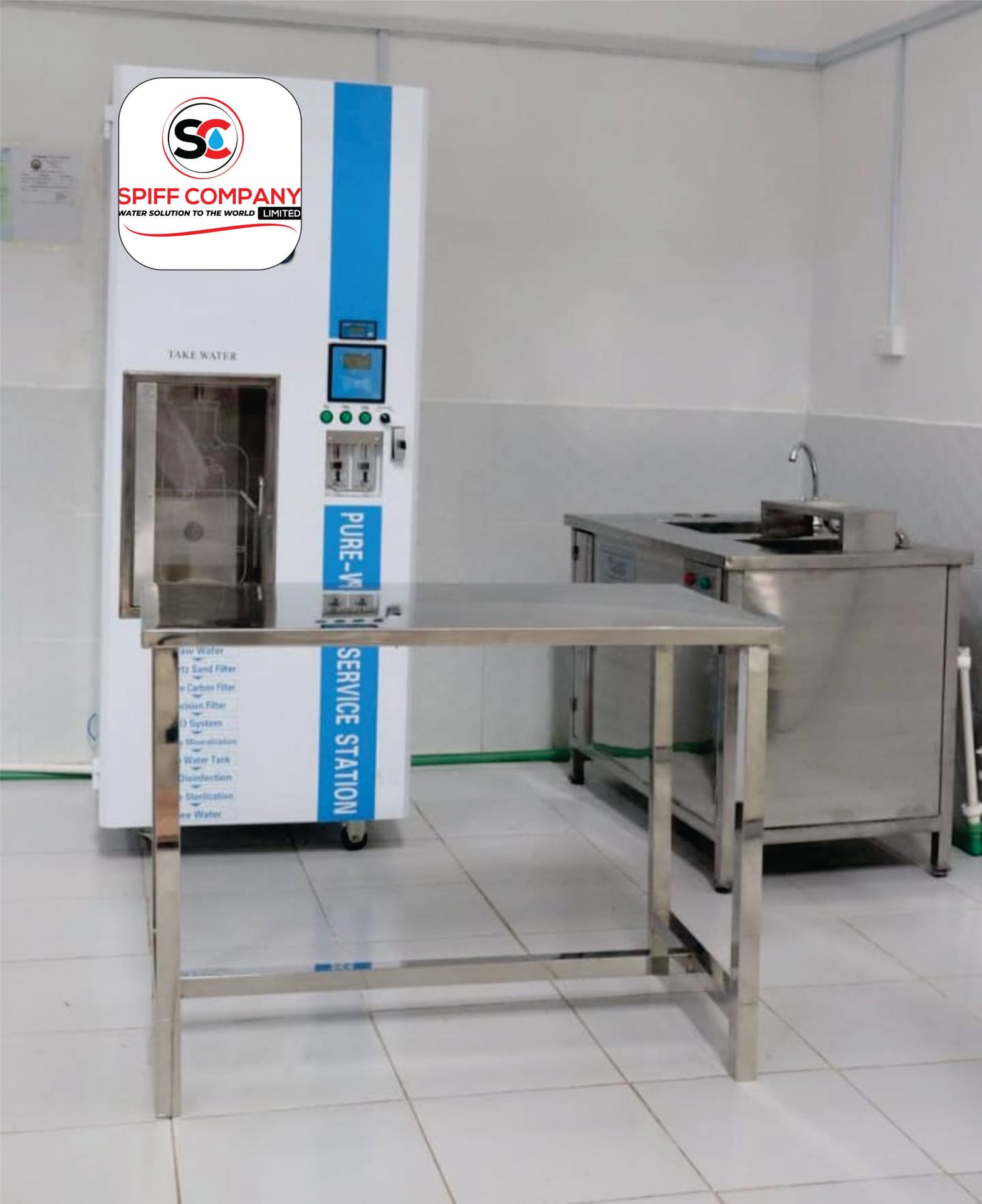 Cabinet Reverse Osmosis System 500LPH (Complete Set)