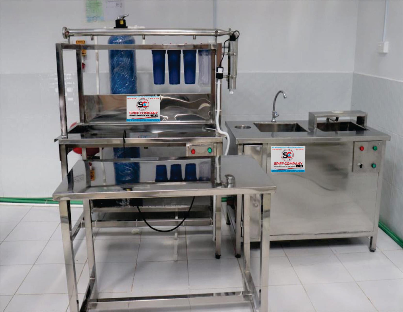 Pure Water System 500LPH (Complete Set)